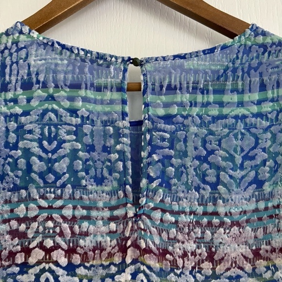 Twelfth Street by Cynthia Vincent Blouse Burnout Velvet - Picture 4 of 8